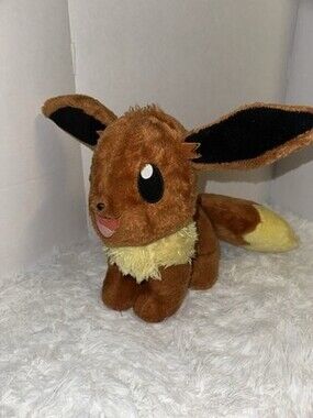 BUILD A BEAR NINTENDO POKEMON BROWN EEVEE STUFFED ANIMAL PLUSH TOY CLEAN W SOUND